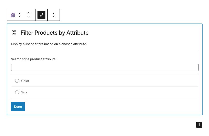 woocommerce filter your products by attribute