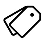 Blank black square placeholder image