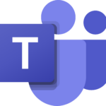 Microsoft Teams logo, blue design with T letter.