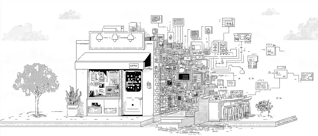 Complex technical diagram showing interconnected systems and data flow