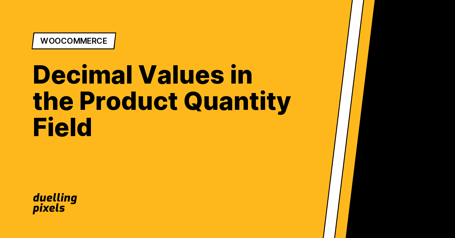 Decimal Values in the Product Quantity Field