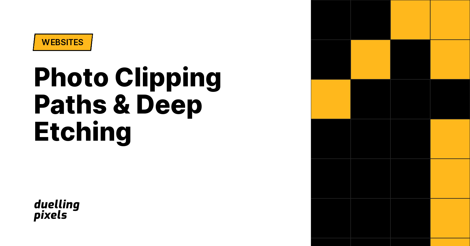 Photo Clipping Paths & Deep Etching