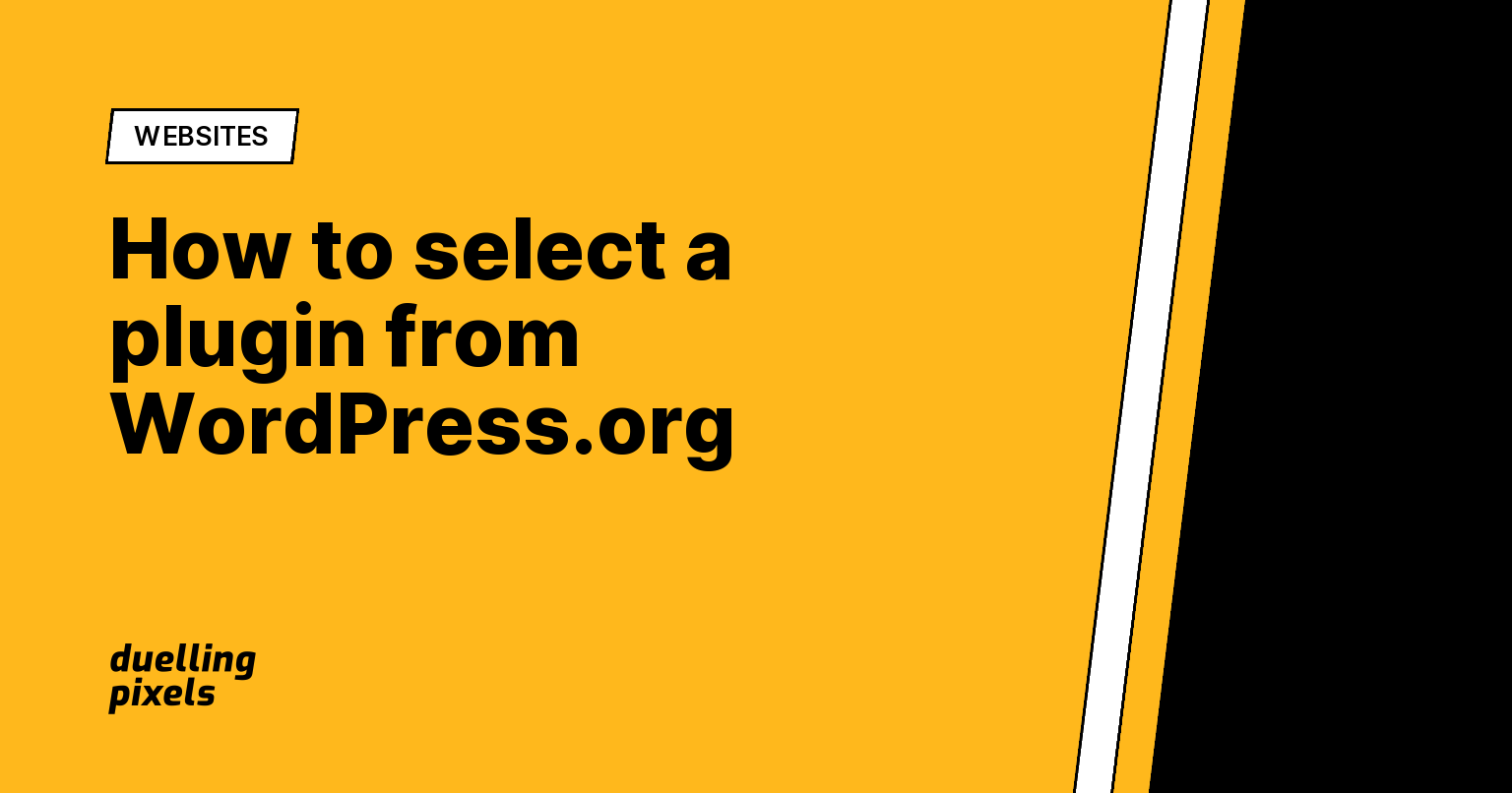 How to select a plugin from WordPress.org