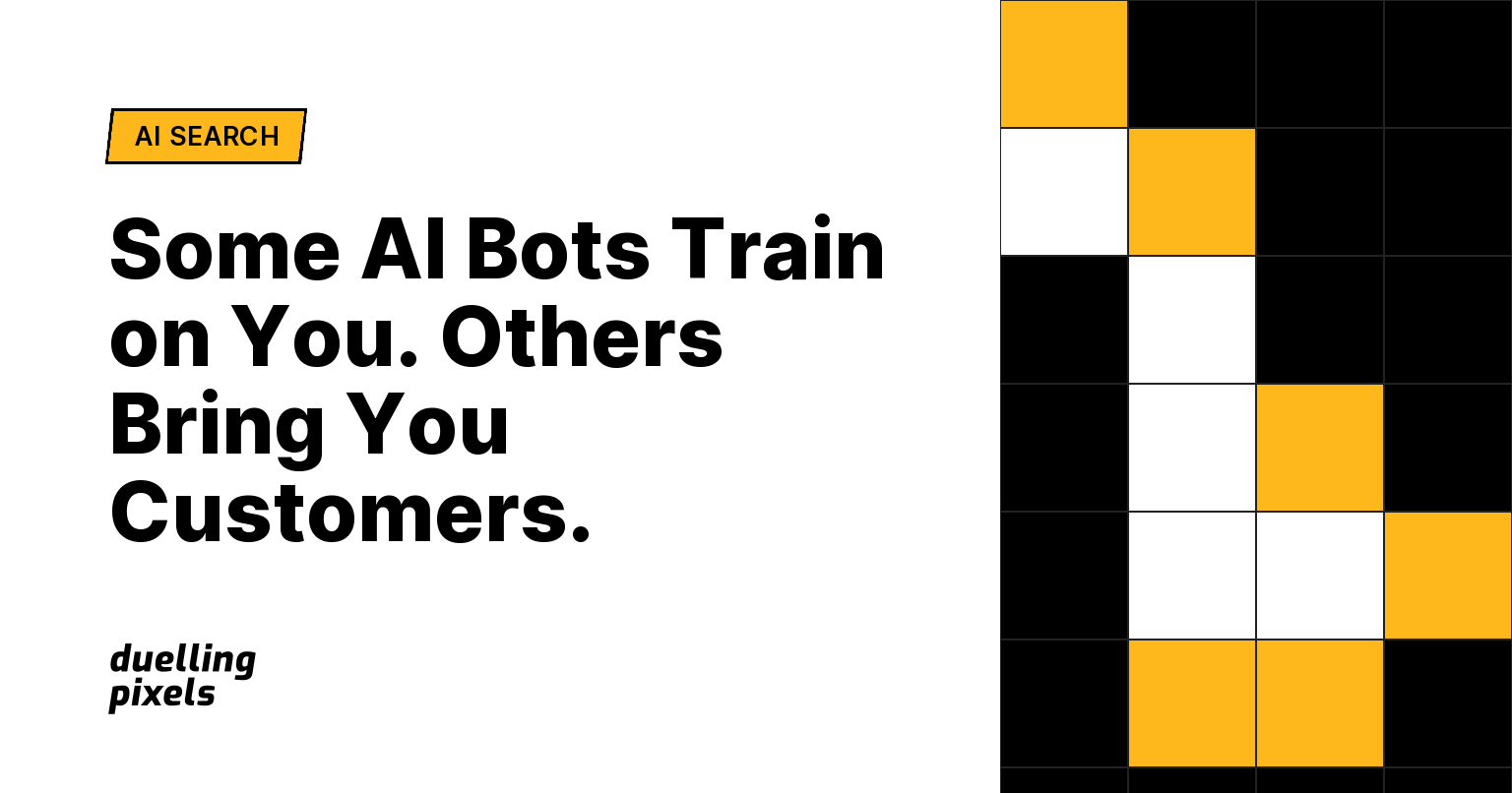 Some AI Bots Train on You. Others Bring You Customers.