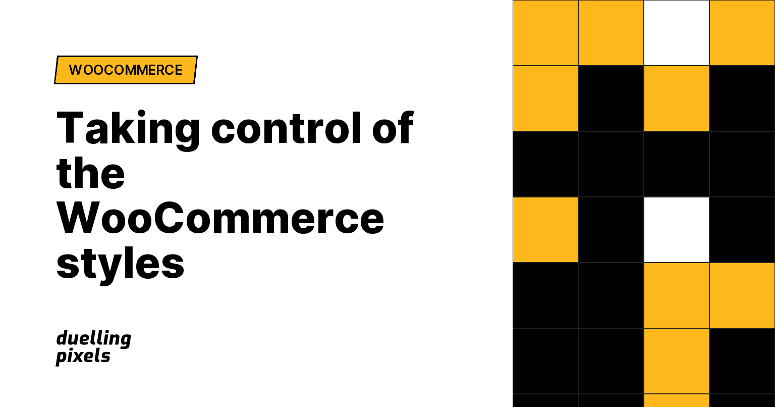 Taking control of the WooCommerce styles